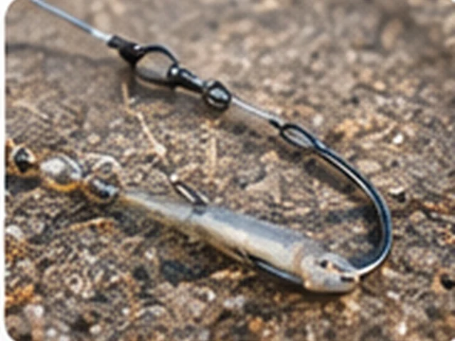 Realistic Wire Leader Rig fishing rig setup