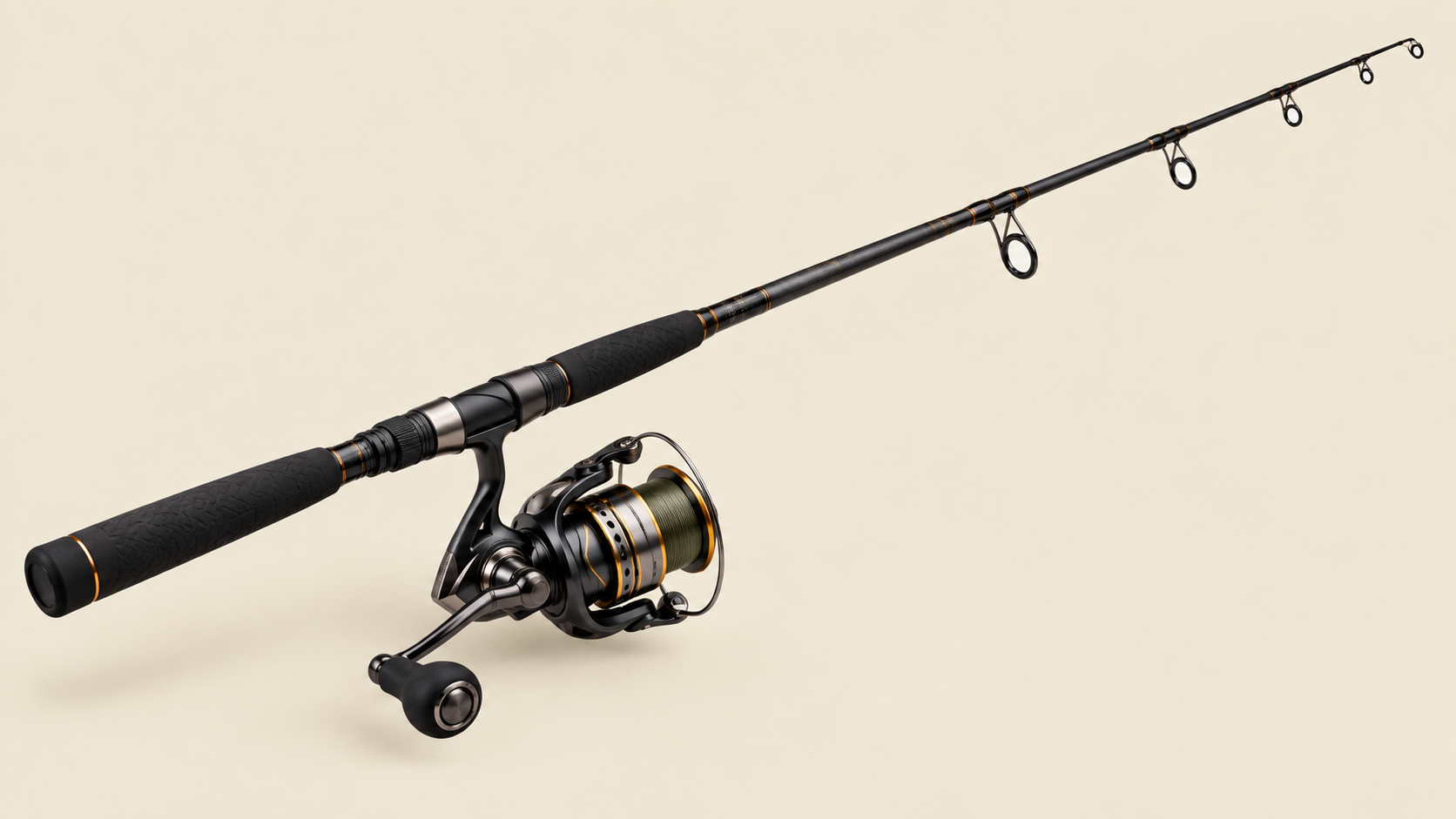Realistic jetty and heavy shore rod and reel