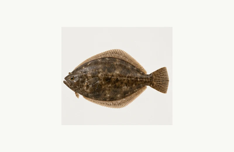 Realistic reference image of California Halibut