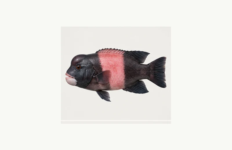 Realistic reference image of California Sheephead