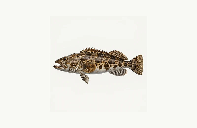 Realistic reference image of Lingcod