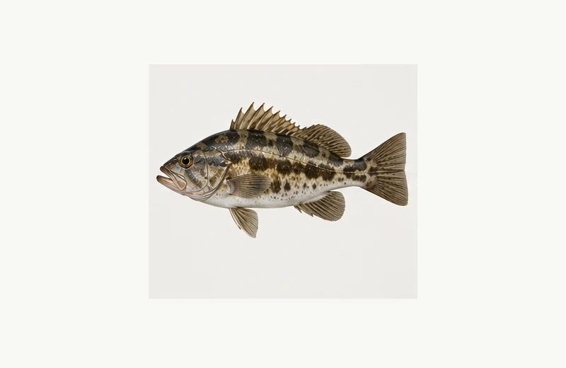 Realistic reference image of Spotted Bay Bass
