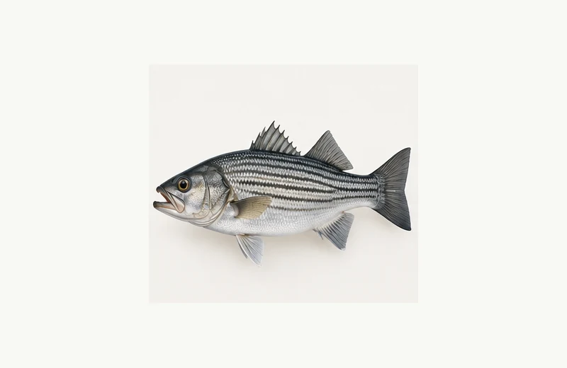 Realistic reference image of Striped Bass