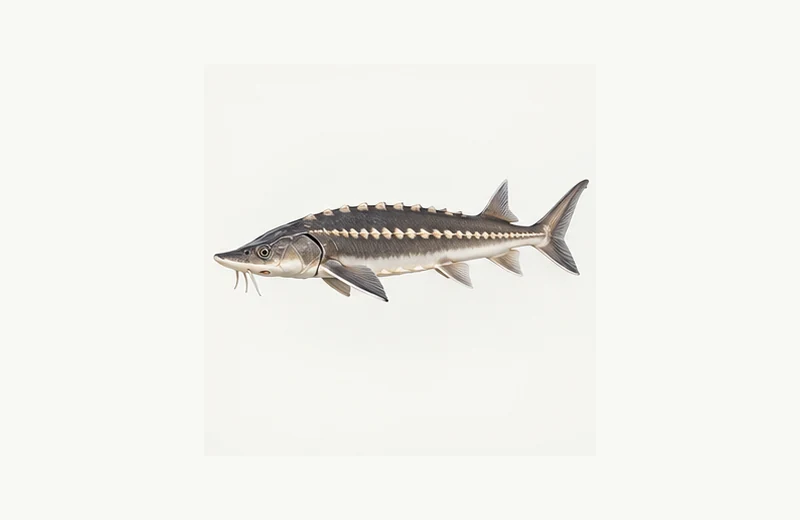 Realistic reference image of White Sturgeon