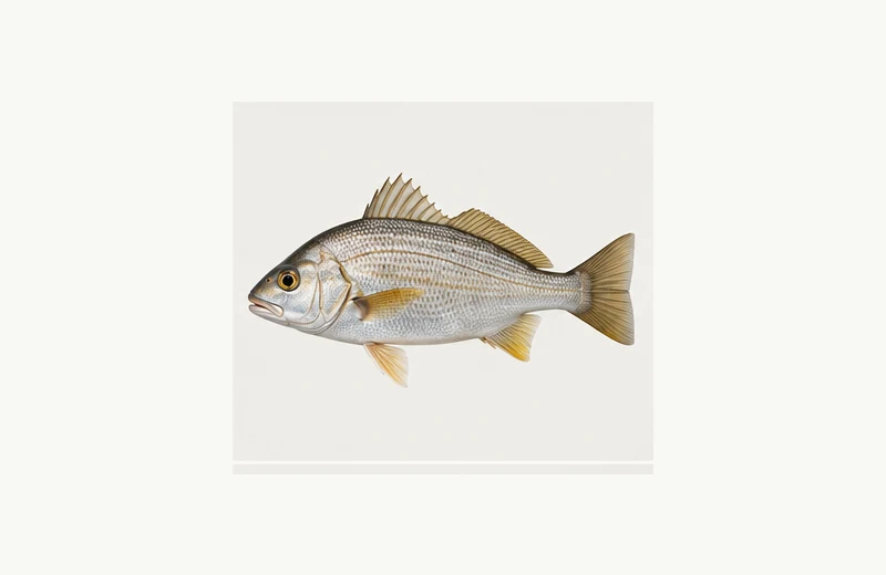 Realistic reference image of Yellowfin Croaker